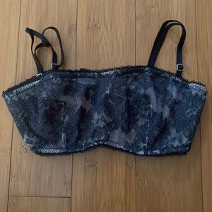 Victoria Secret Black Lacy Underwire Bra